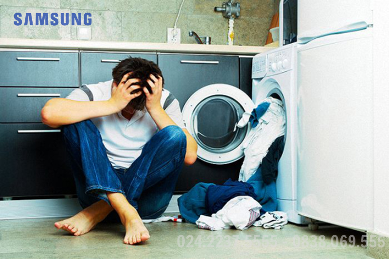 máy giặt samsung không vắt được