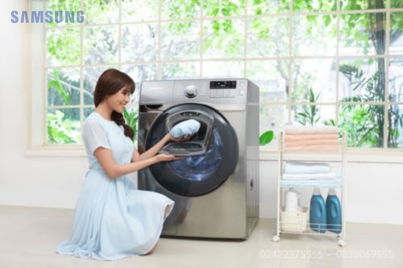 vệ sinh máy giặt samsung cửa trên