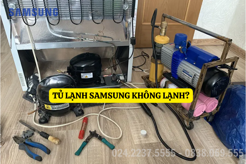 sửa tủ lạnh Samsung không lạnh
